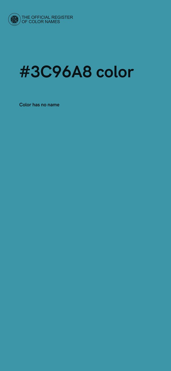 #3C96A8 color image