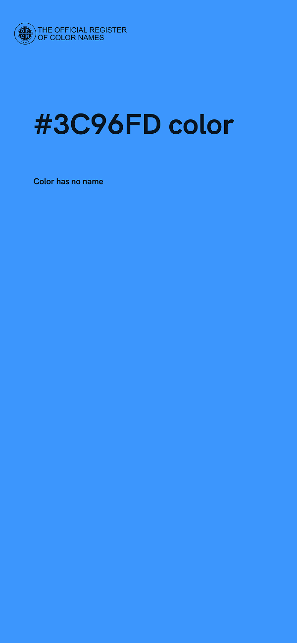 #3C96FD color image