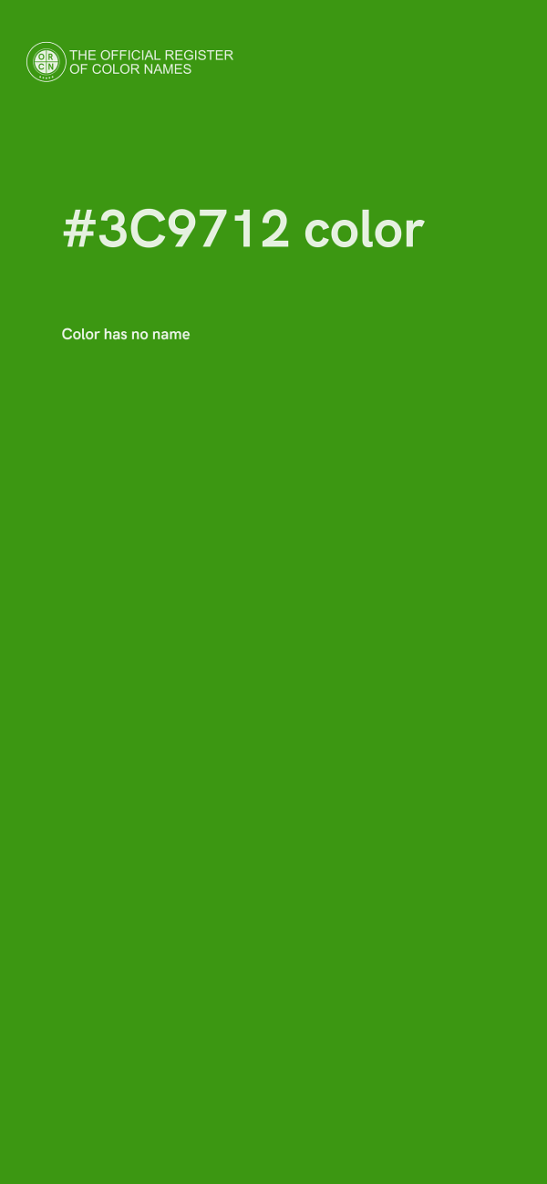 #3C9712 color image