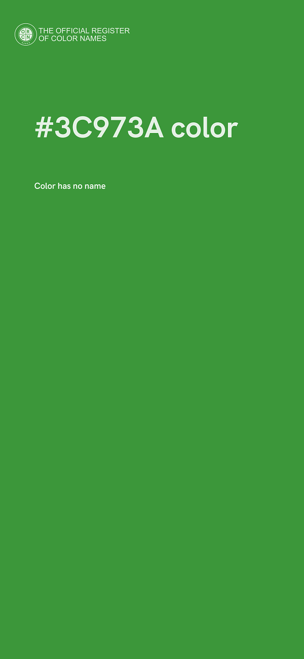 #3C973A color image