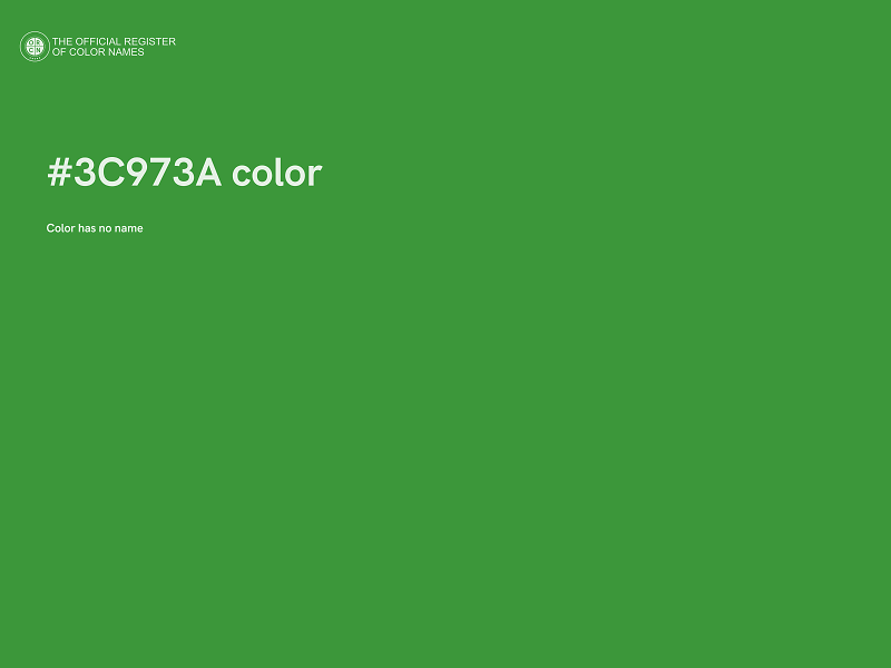 #3C973A color image