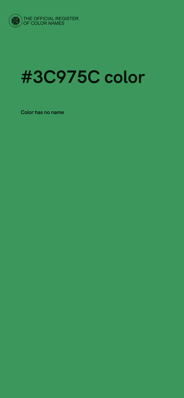 #3C975C color image