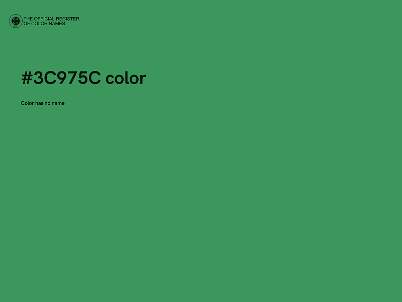 #3C975C color image