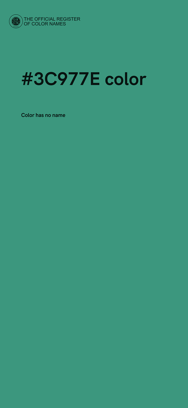 #3C977E color image