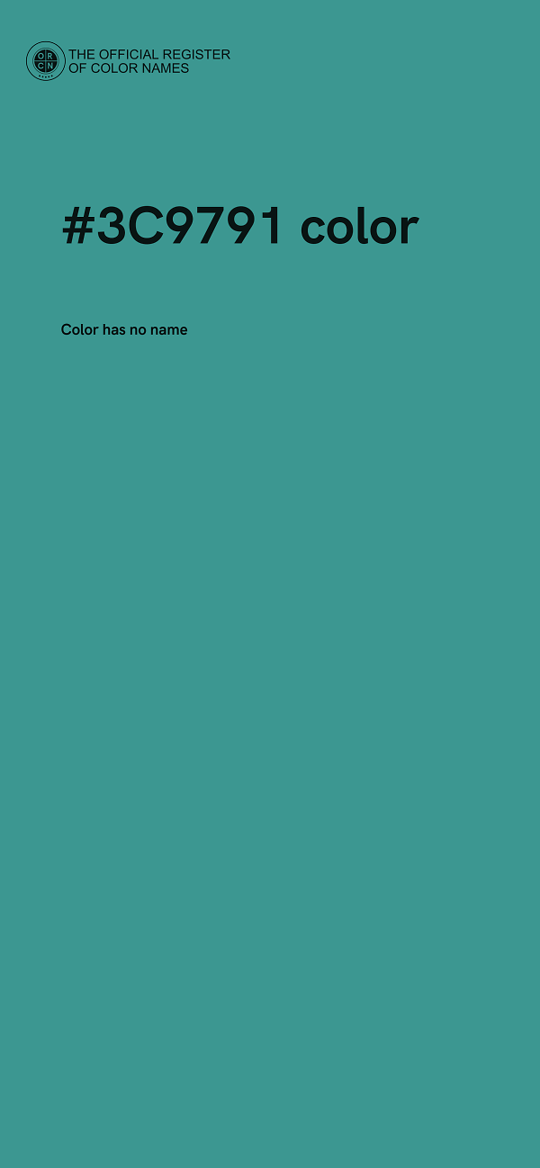 #3C9791 color image