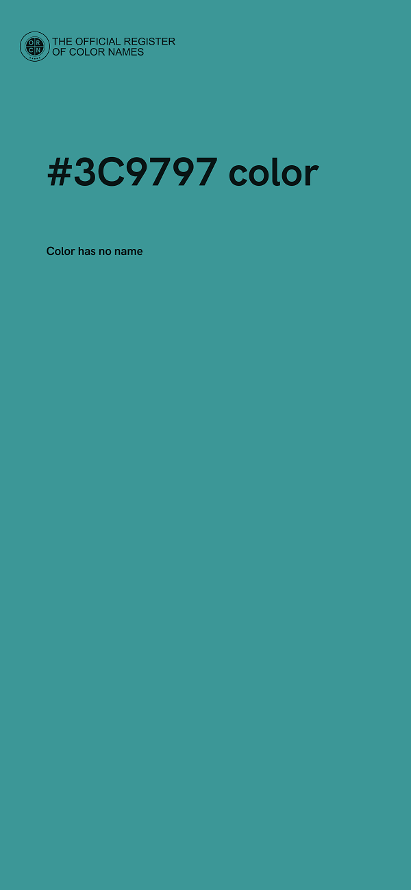 #3C9797 color image