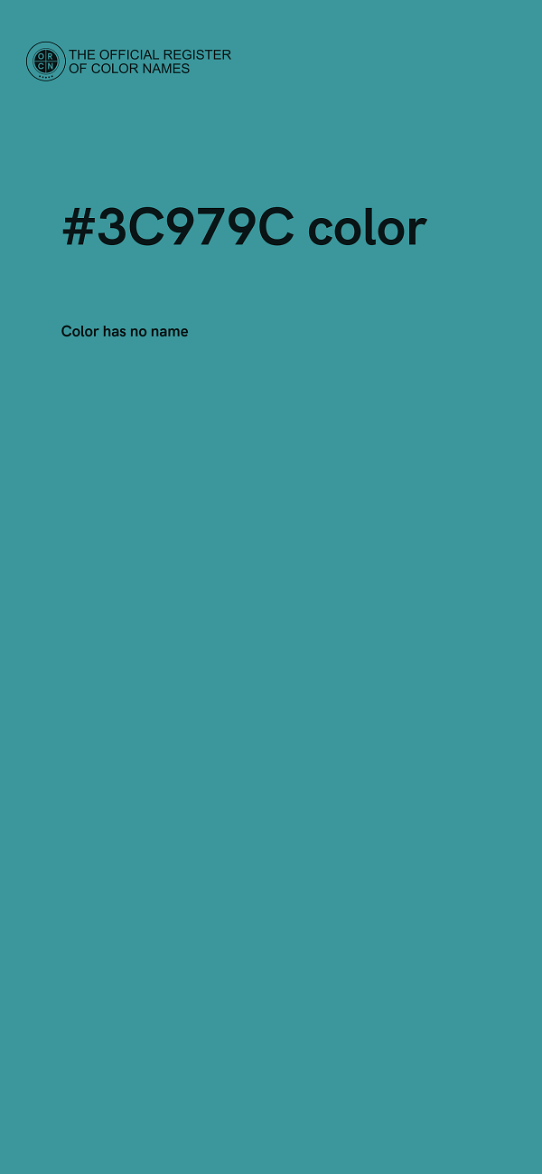 #3C979C color image