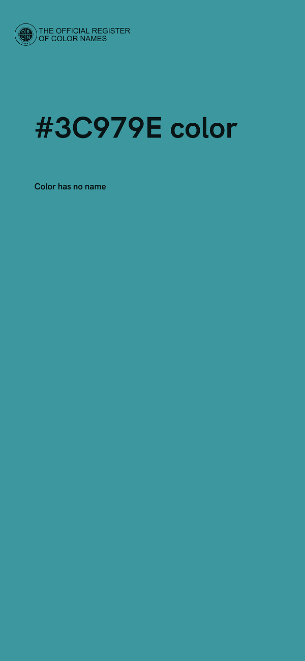 #3C979E color image