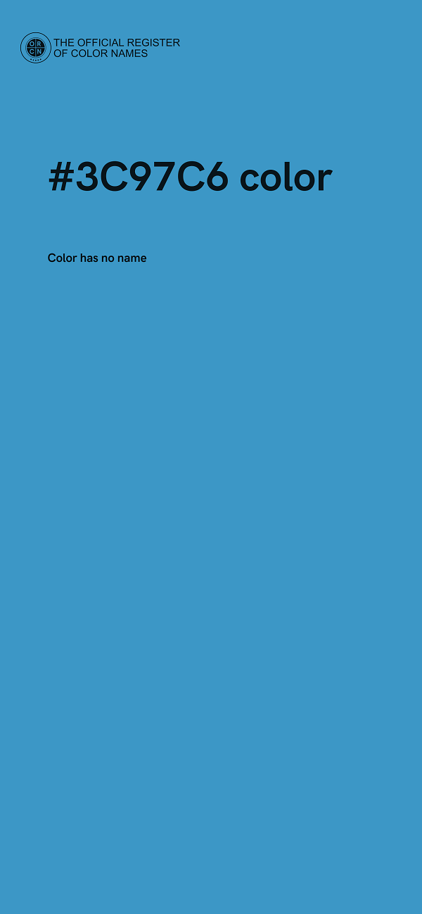#3C97C6 color image