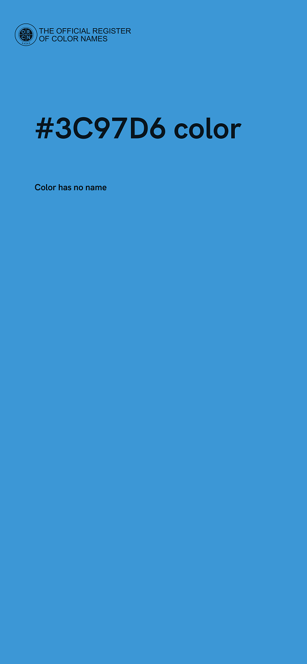 #3C97D6 color image