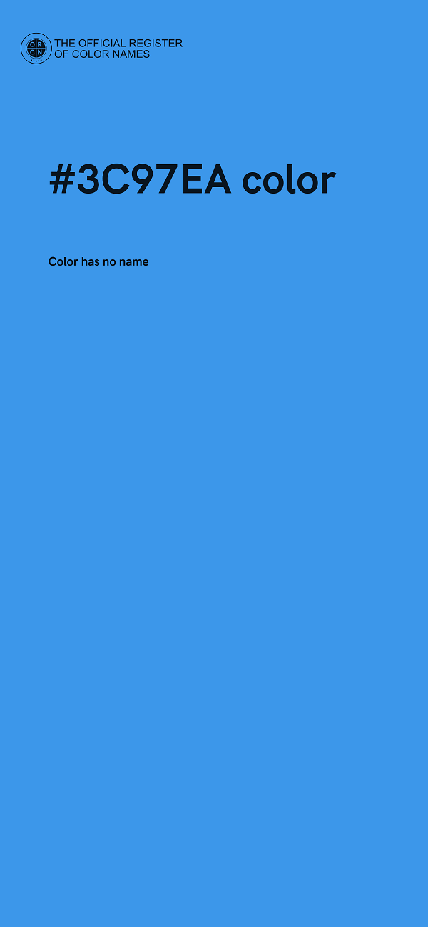 #3C97EA color image