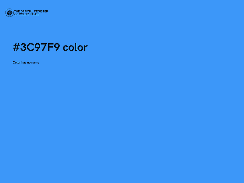#3C97F9 color image