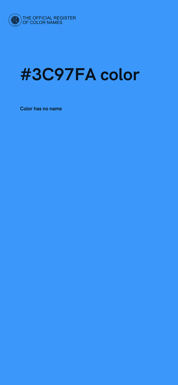 #3C97FA color image