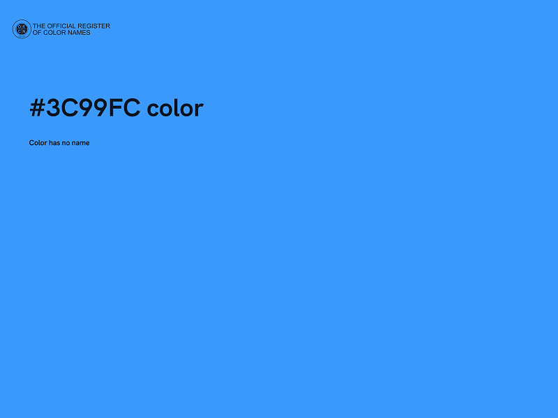 #3C99FC color image