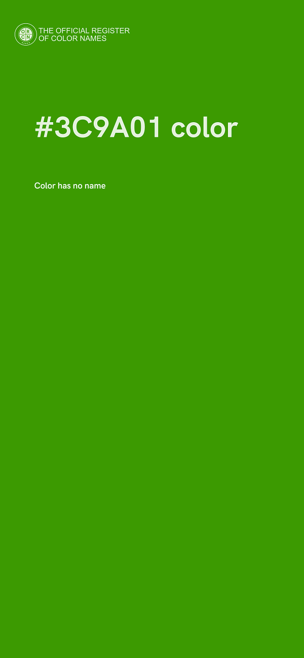 #3C9A01 color image