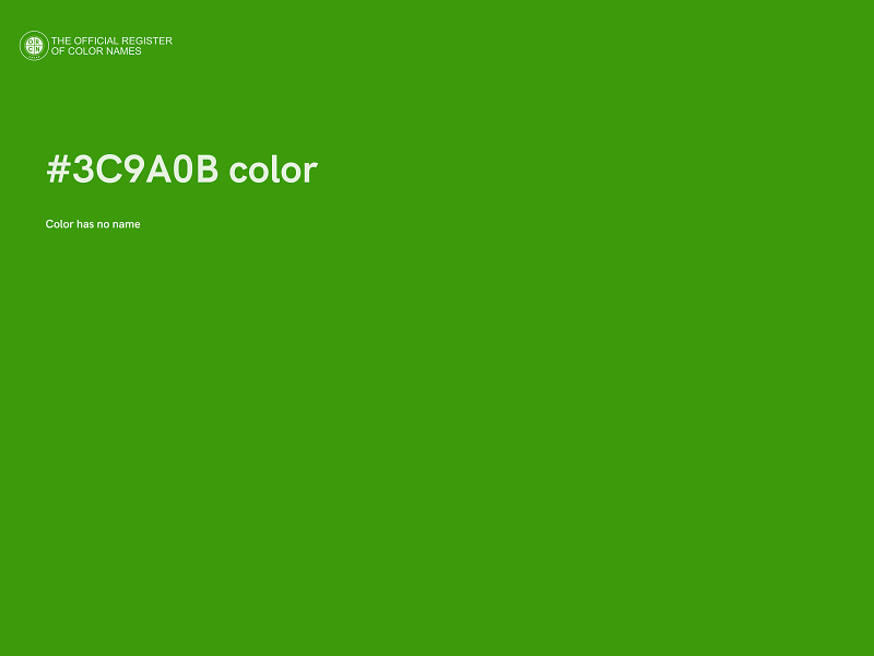 #3C9A0B color image