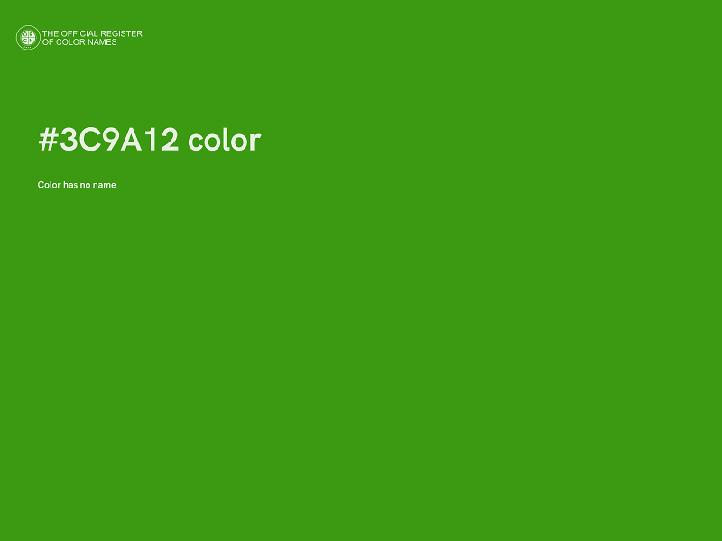 #3C9A12 color image