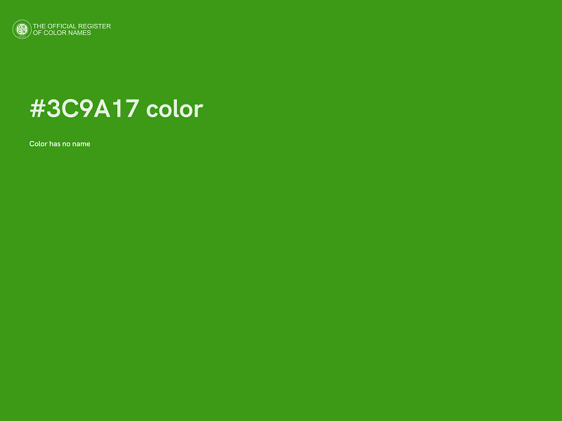 #3C9A17 color image