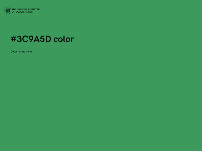 #3C9A5D color image