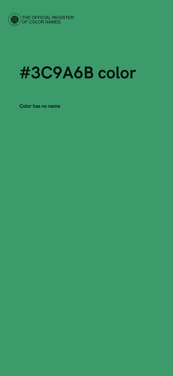 #3C9A6B color image