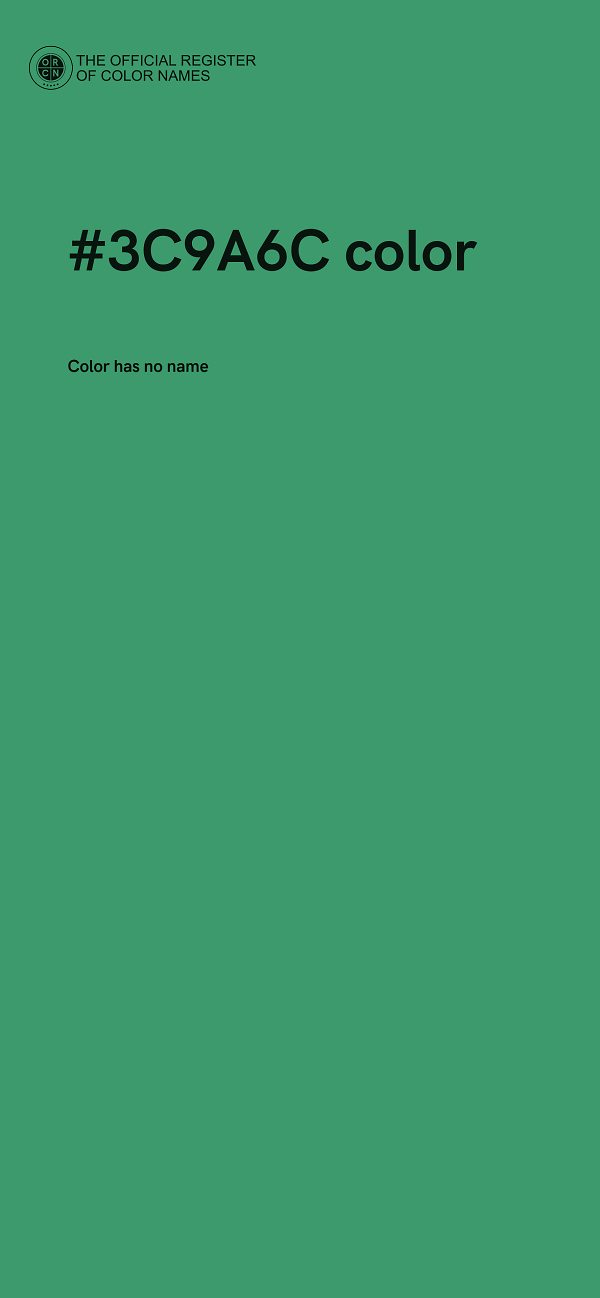 #3C9A6C color image