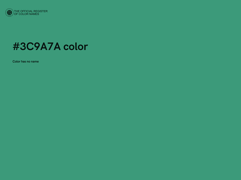 #3C9A7A color image