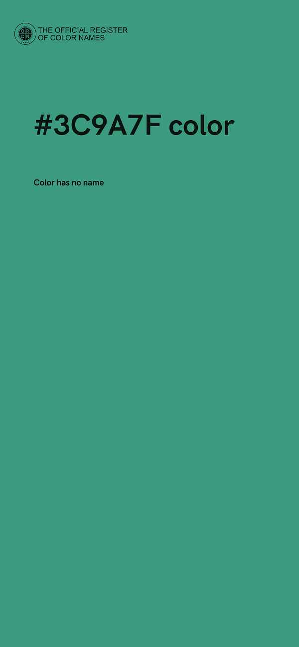 #3C9A7F color image