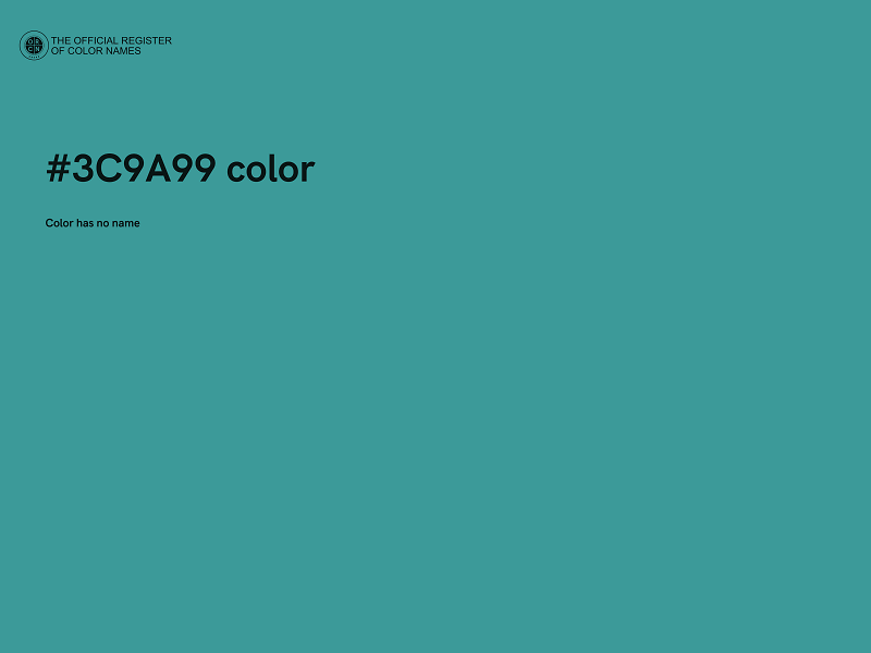 #3C9A99 color image