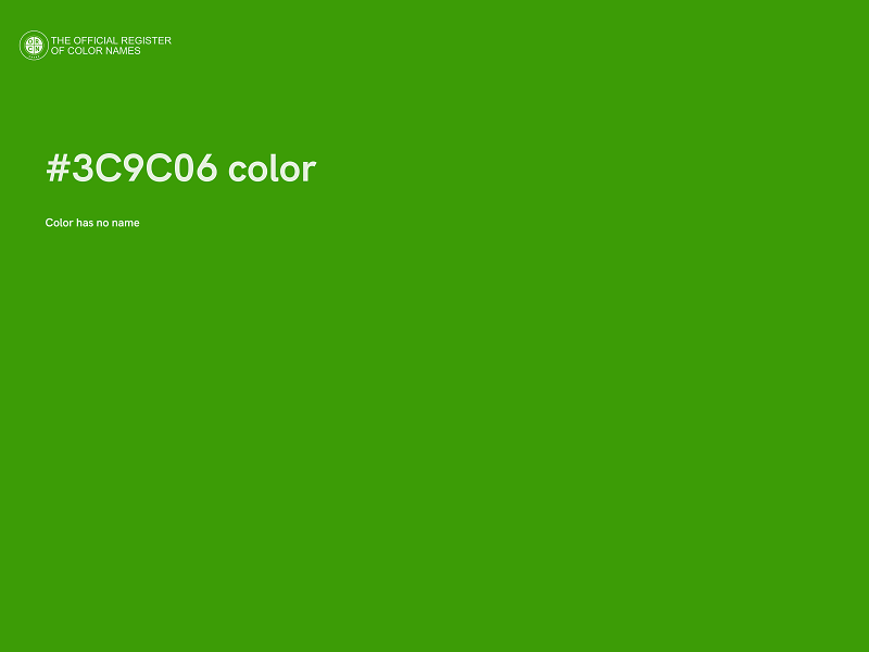 #3C9C06 color image