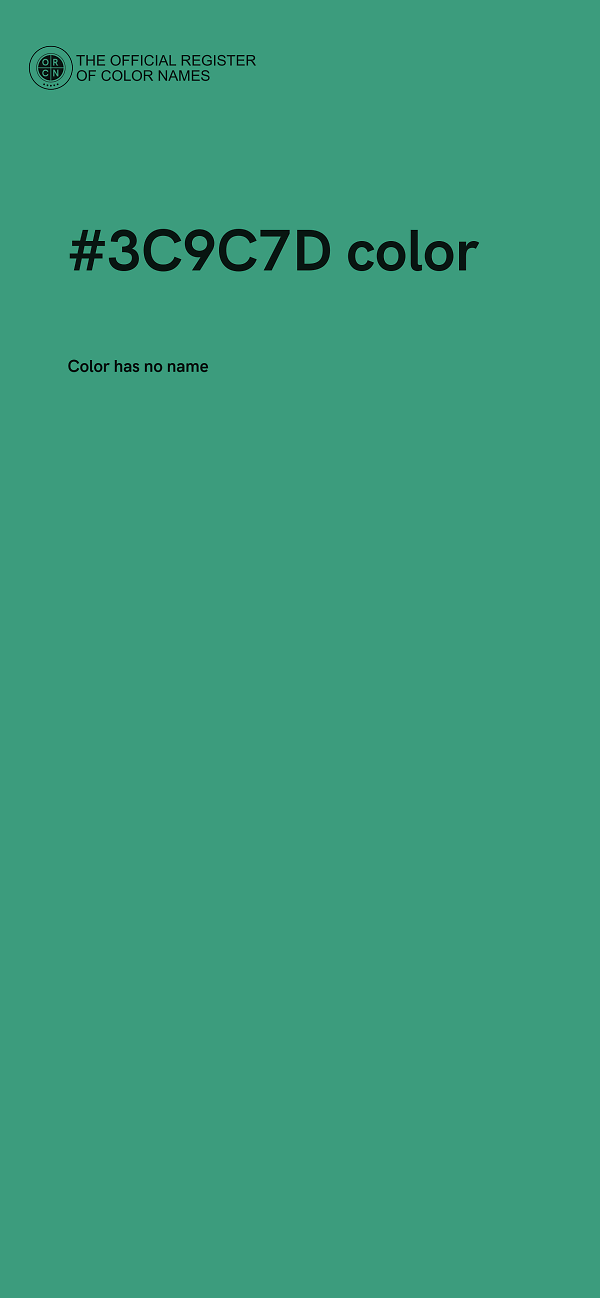 #3C9C7D color image