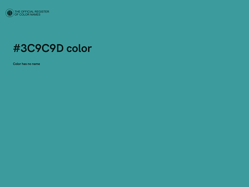 #3C9C9D color image
