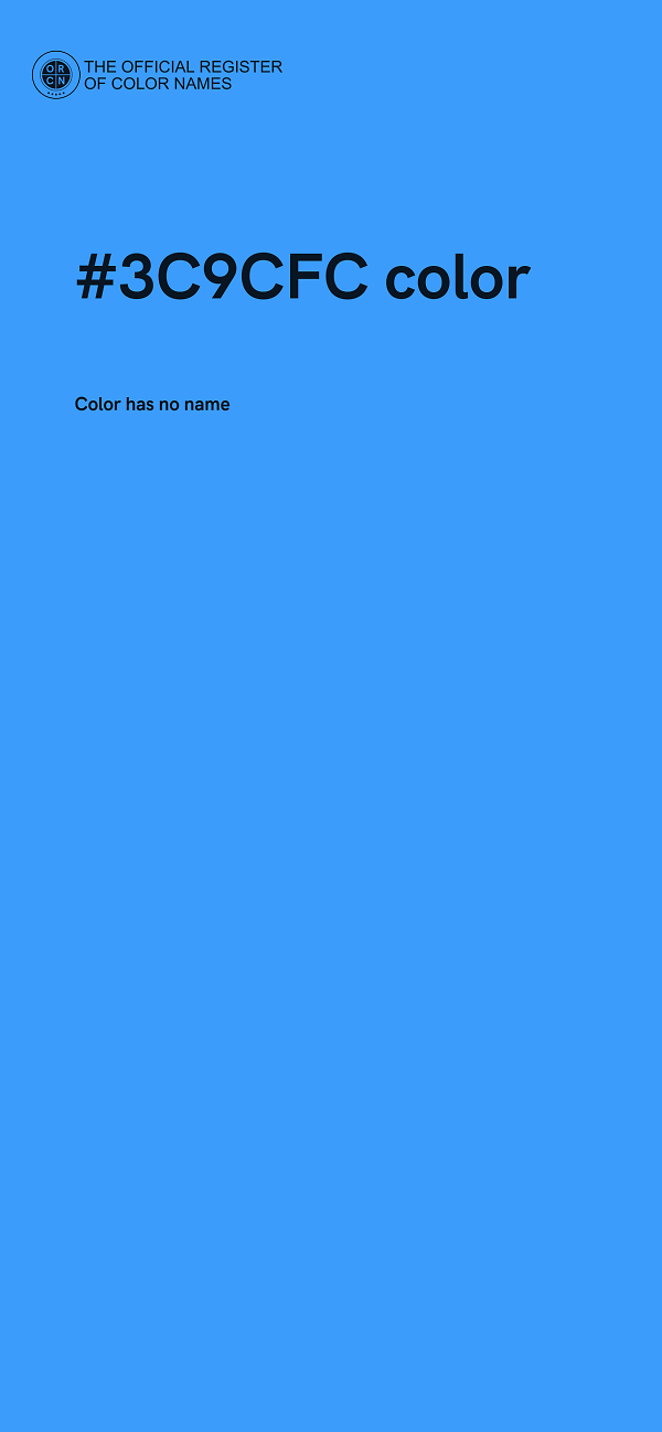 #3C9CFC color image