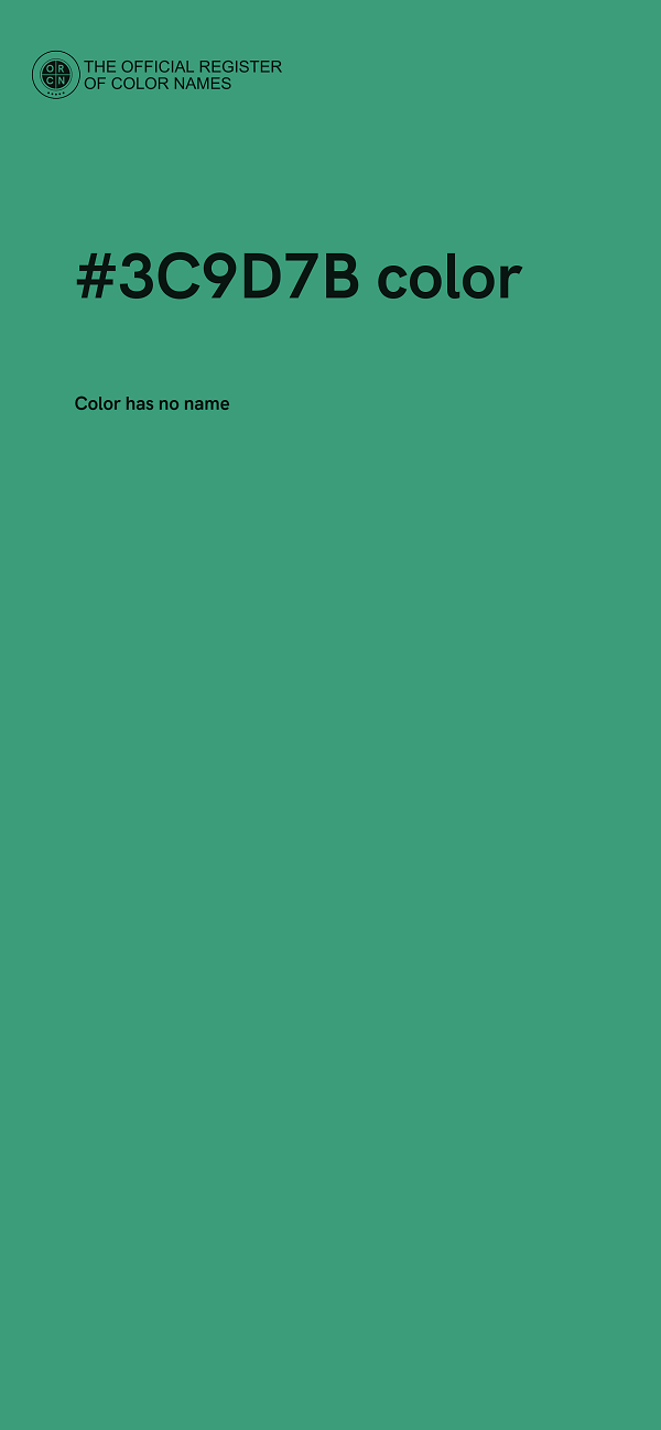 #3C9D7B color image