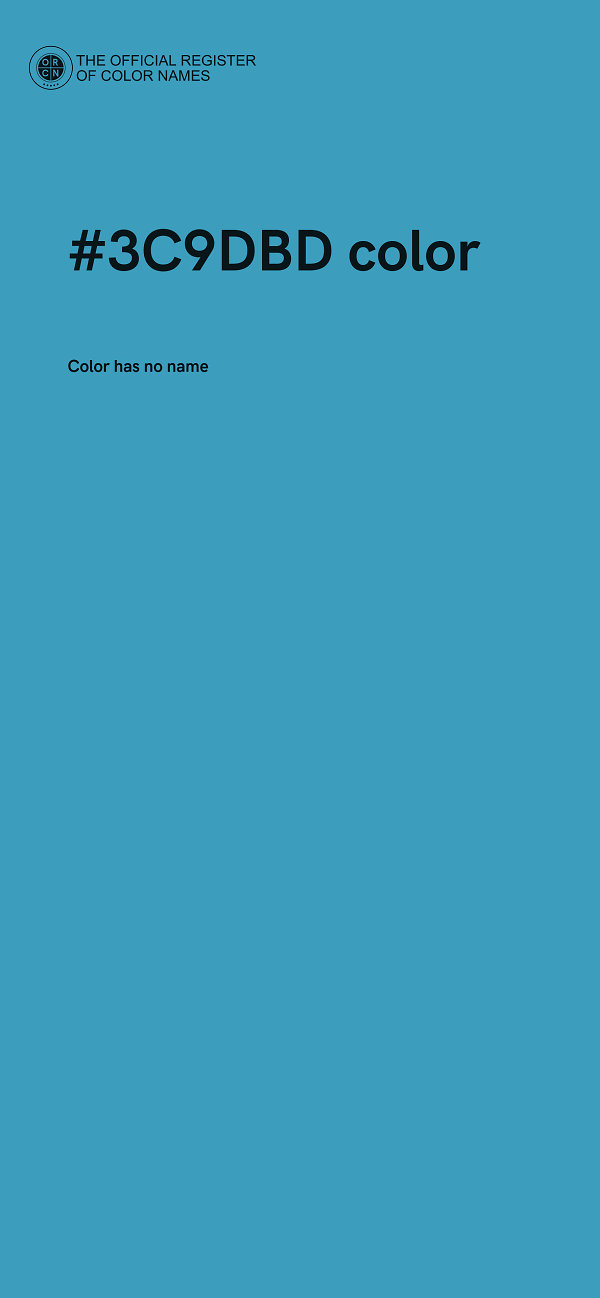#3C9DBD color image