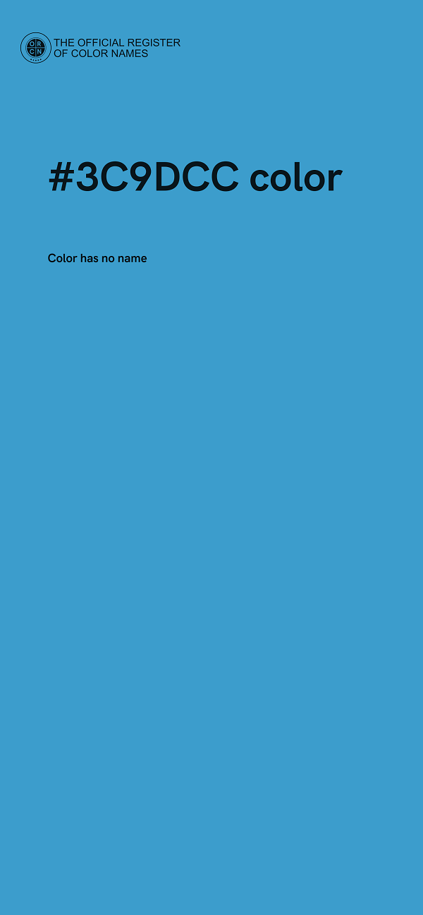 #3C9DCC color image