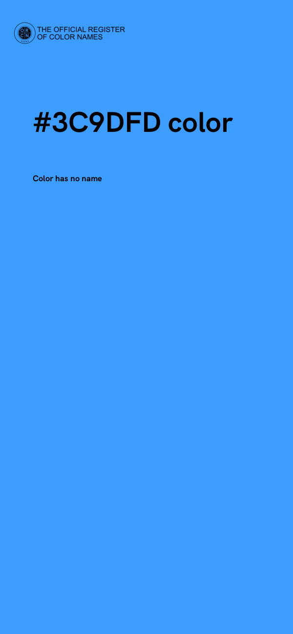 #3C9DFD color image