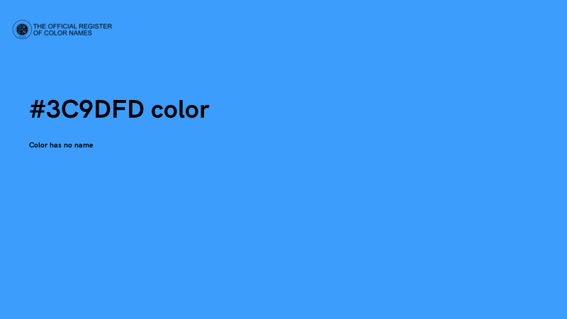 #3C9DFD color image