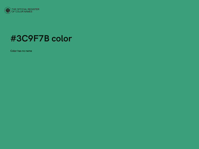 #3C9F7B color image