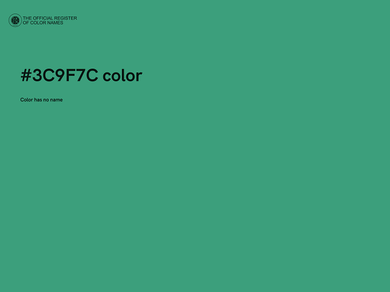 #3C9F7C color image