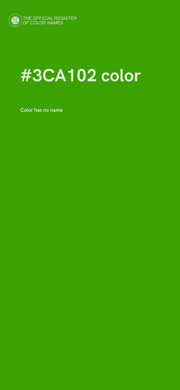 #3CA102 color image