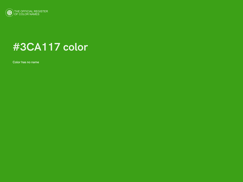 #3CA117 color image