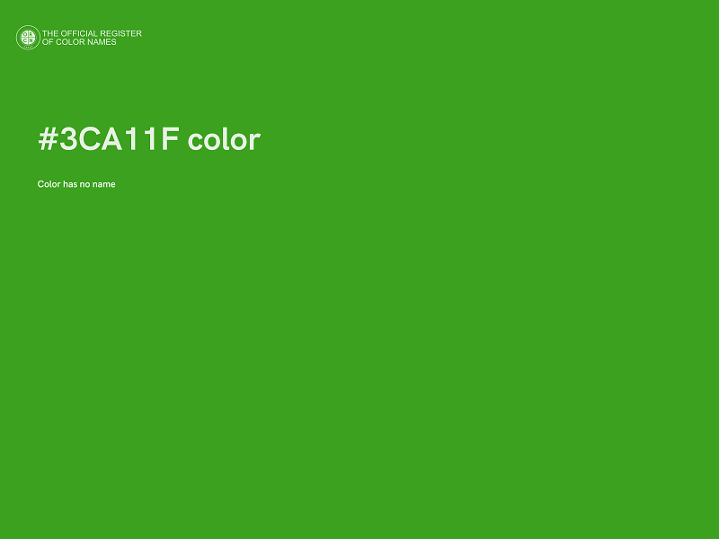 #3CA11F color image