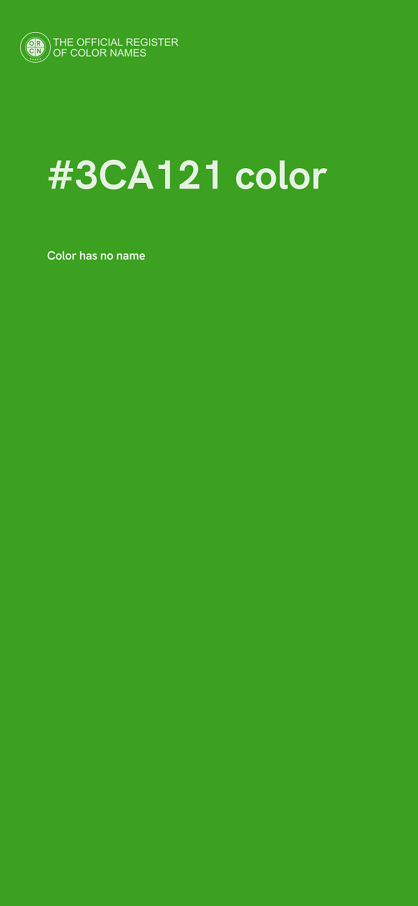 #3CA121 color image
