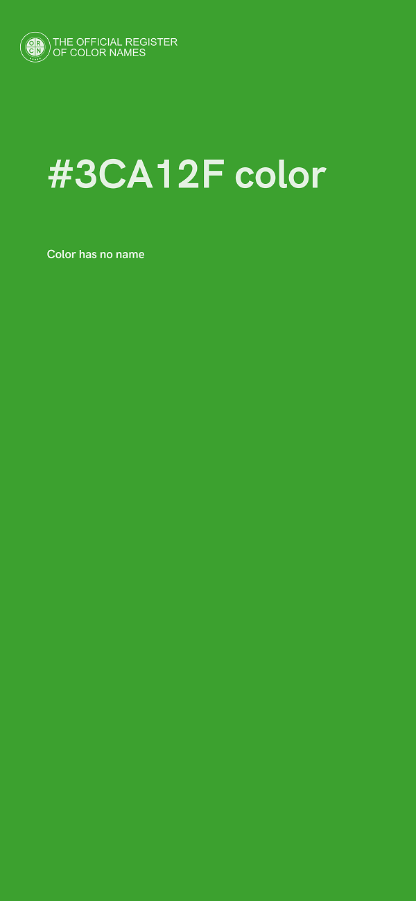 #3CA12F color image