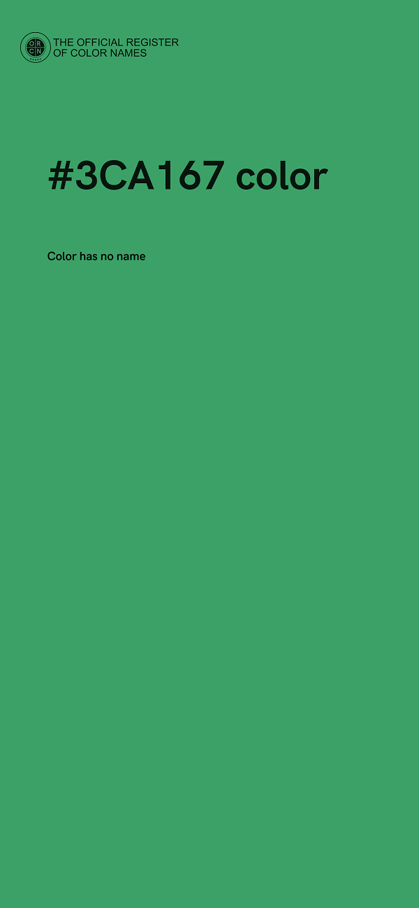 #3CA167 color image