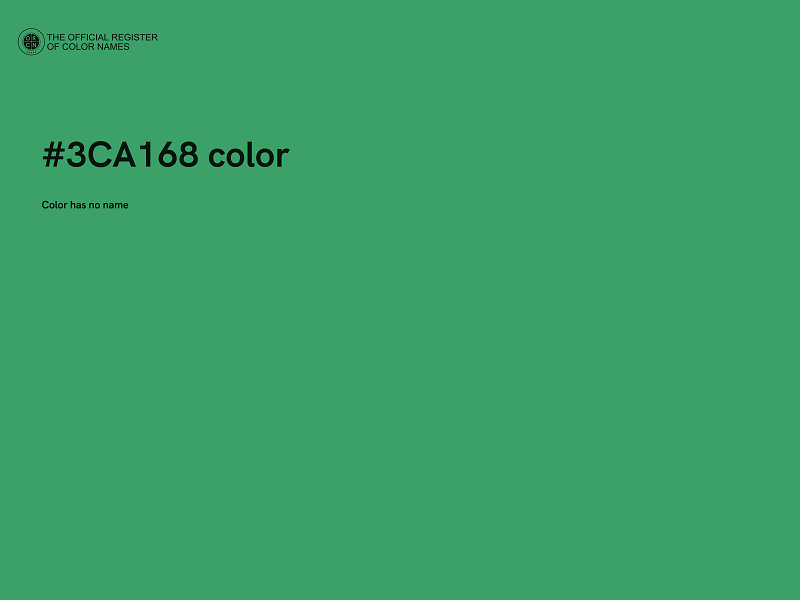 #3CA168 color image