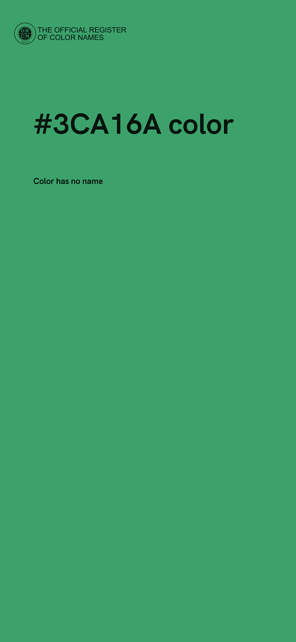 #3CA16A color image