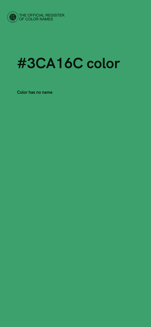 #3CA16C color image