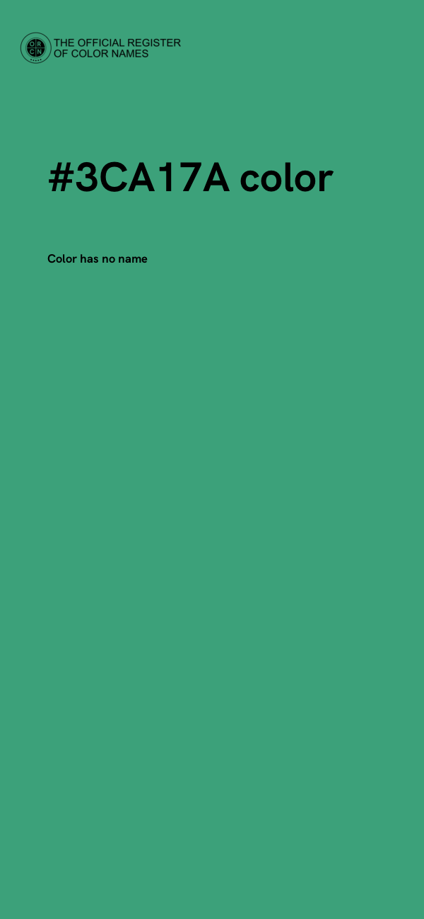 #3CA17A color image