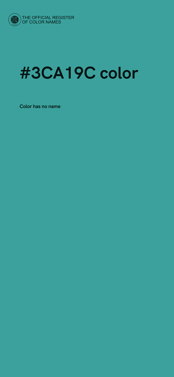 #3CA19C color image